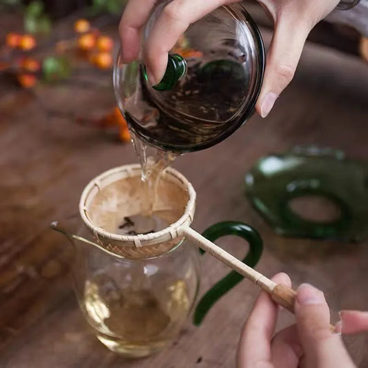 Bamboo Tea Infuser Set