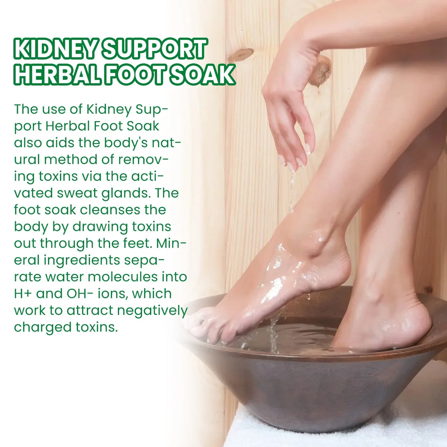 Herbal Foot Soak – Calming Ginger & Mugwort Foot Bath for Better Sleep – 10 Soak Bags