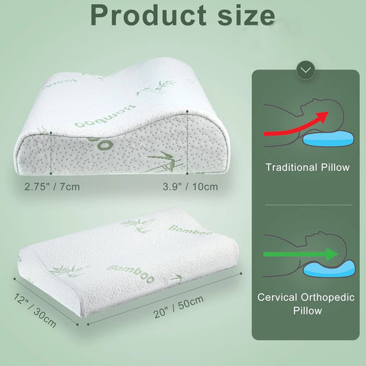 Adjustable Memory Foam Bed Wedge Pillow