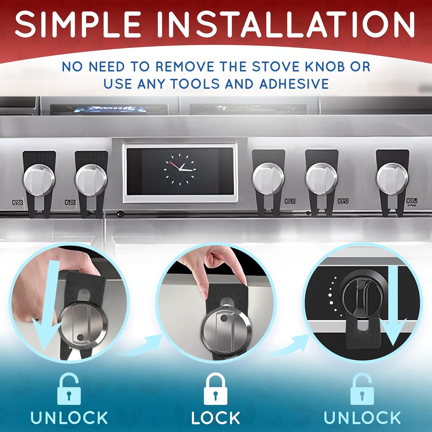 Child Safety Stove Knob Covers