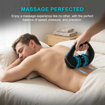 Rolling Percussive Massager | Deep Tissue Recovery & Whole Body Relief