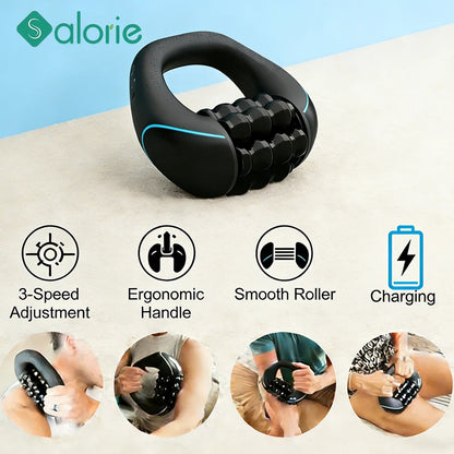 Rolling Percussive Massager | Deep Tissue Recovery & Whole Body Relief