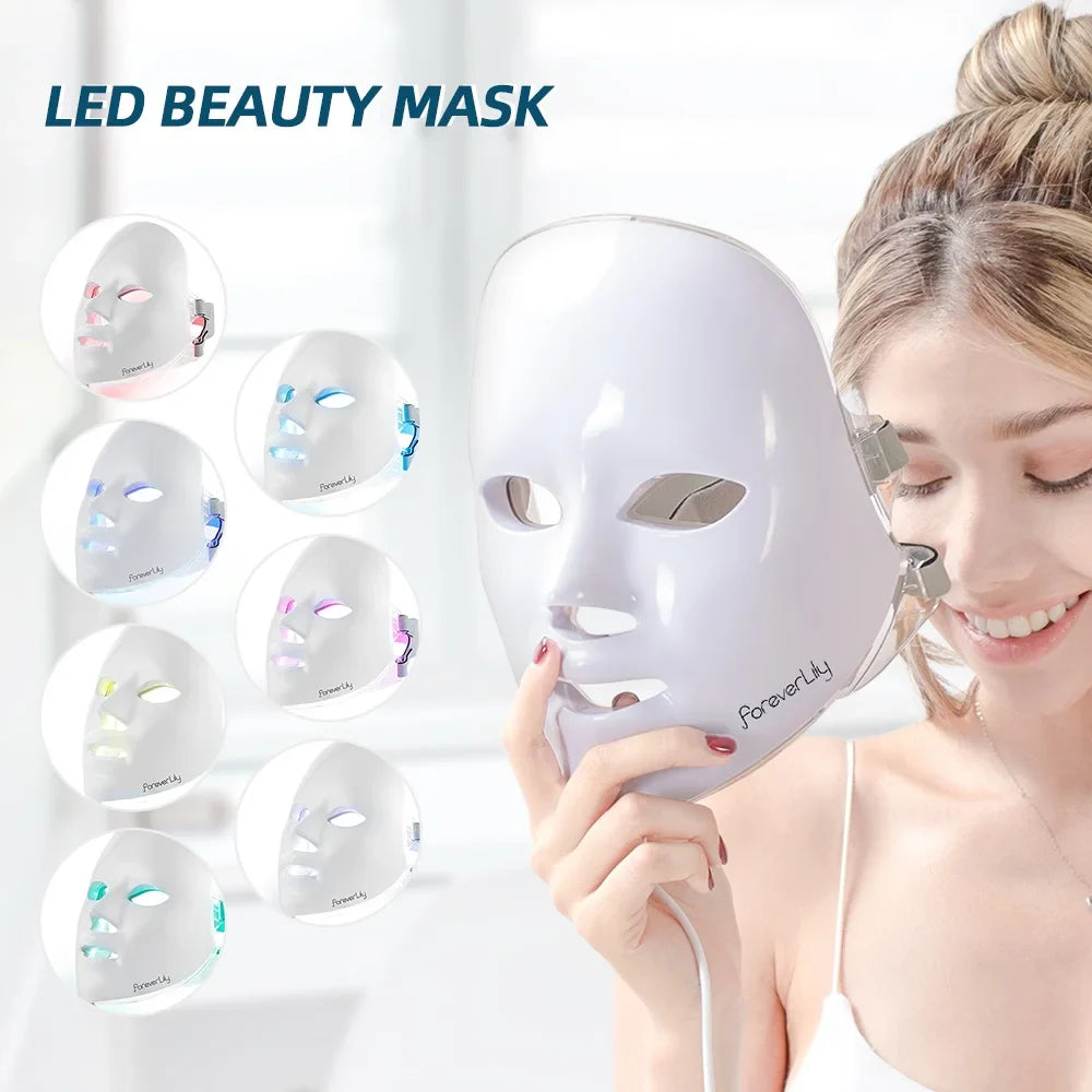 Colorful Glow LED Face Mask