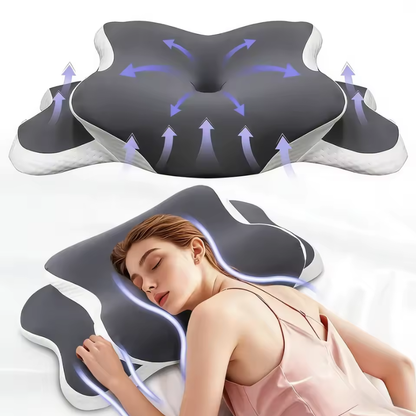 Ergonomic Neck Support Pillow – Memory Foam Comfort for Better Sleep and Reduced Neck Tension
