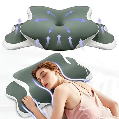 Ergonomic Neck Support Pillow – Memory Foam Comfort for Better Sleep and Reduced Neck Tension