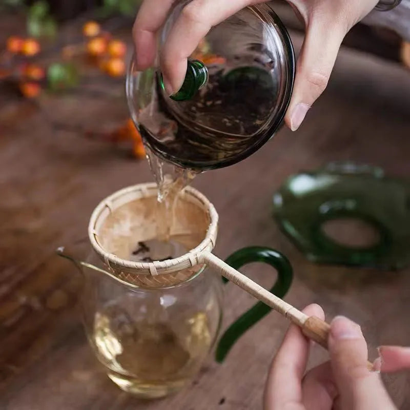 Bamboo Tea Infuser Set