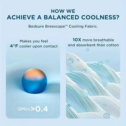 Cooling Comforter — Breathable Temperature-Regulating Blanket
