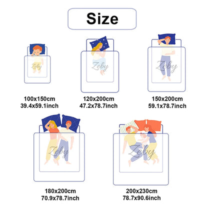 Cooling Comforter — Breathable Temperature-Regulating Blanket