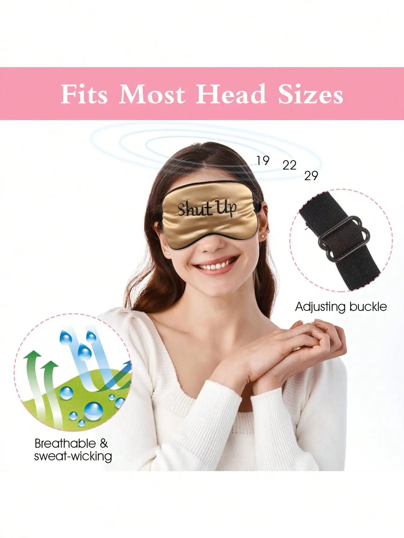 Silk Sleep Mask with Herbal Lining