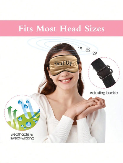 Silk Sleep Mask with Herbal Lining