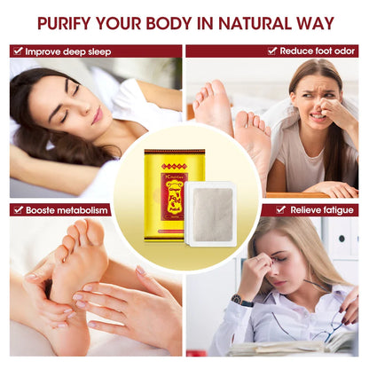 Overnight Herbal Foot Patches – Ginger Foot Pads for Better Sleep