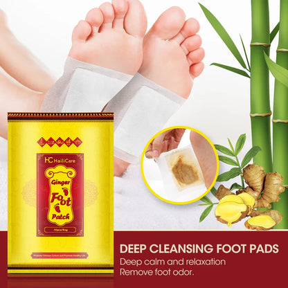 Overnight Herbal Foot Patches – Ginger Foot Pads for Better Sleep