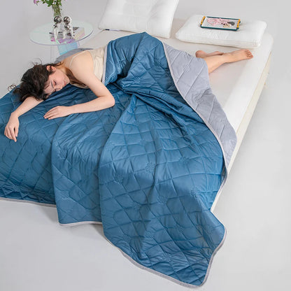 Cooling Comforter — Breathable Temperature-Regulating Blanket