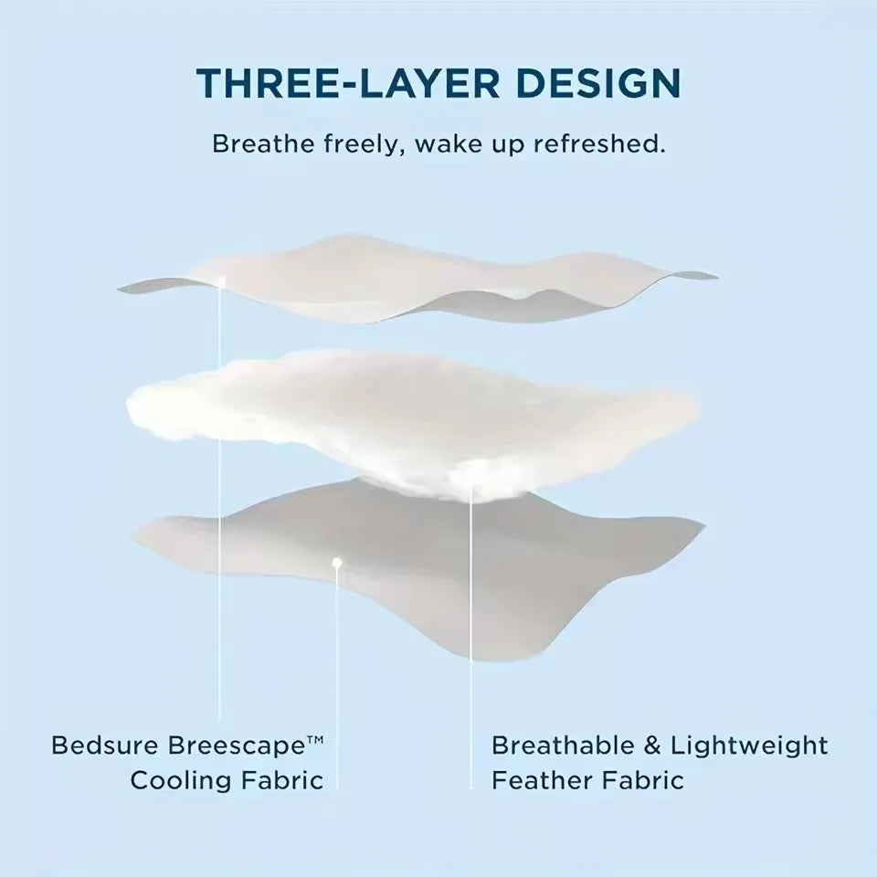 Cooling Comforter — Breathable Temperature-Regulating Blanket