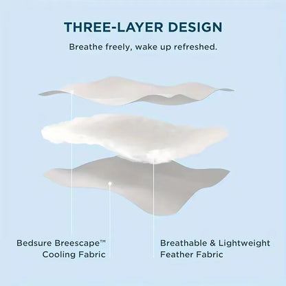 Cooling Comforter — Breathable Temperature-Regulating Blanket