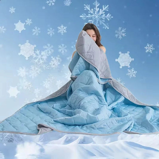 Cooling Comforter — Breathable Temperature-Regulating Blanket