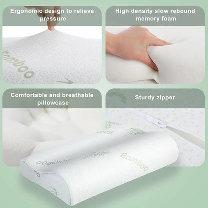 Adjustable Memory Foam Bed Wedge Pillow