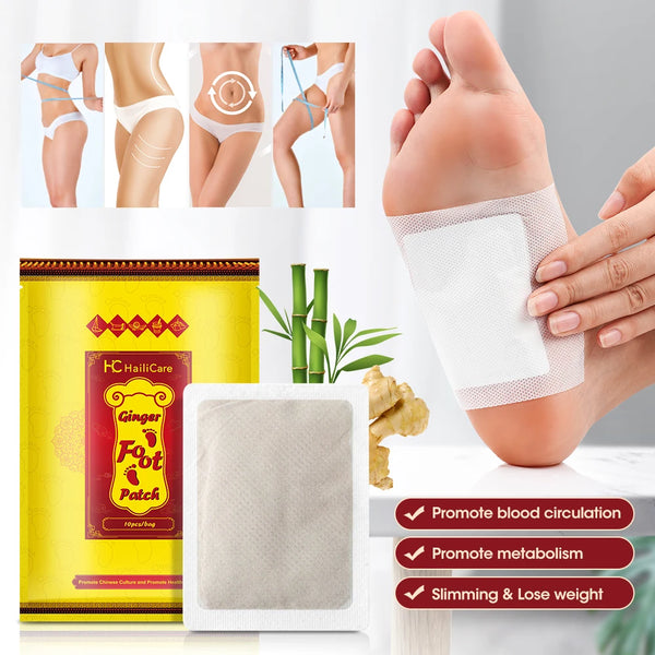 Overnight Herbal Foot Patches – Ginger Foot Pads for Relaxation, Stress Relief and Better Sleep