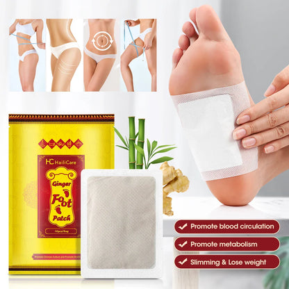 Overnight Herbal Foot Patches – Ginger Foot Pads for Better Sleep