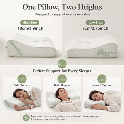 Adjustable Memory Foam Bed Wedge Pillow