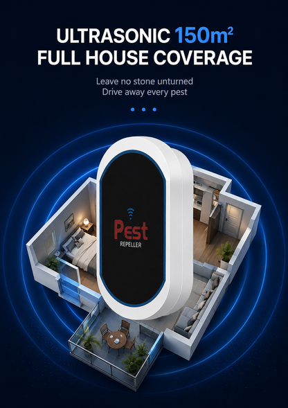 Ultrasonic Pest Repeller — Silent Plug-In Deterrent