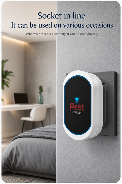 Ultrasonic Pest Repeller — Silent Plug-In Deterrent