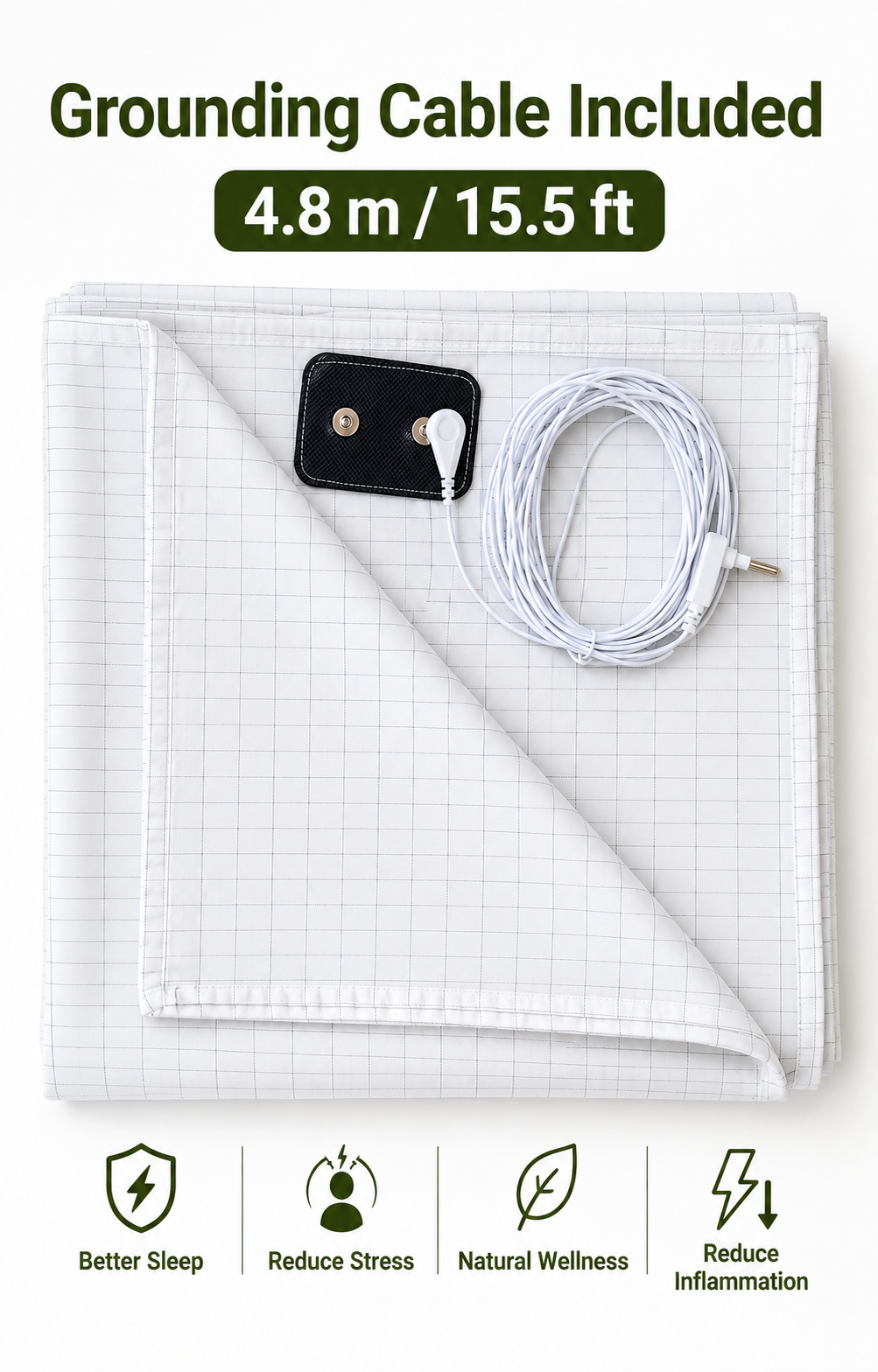 Grounding Sheet — Deep Sleep Earthing Bedding