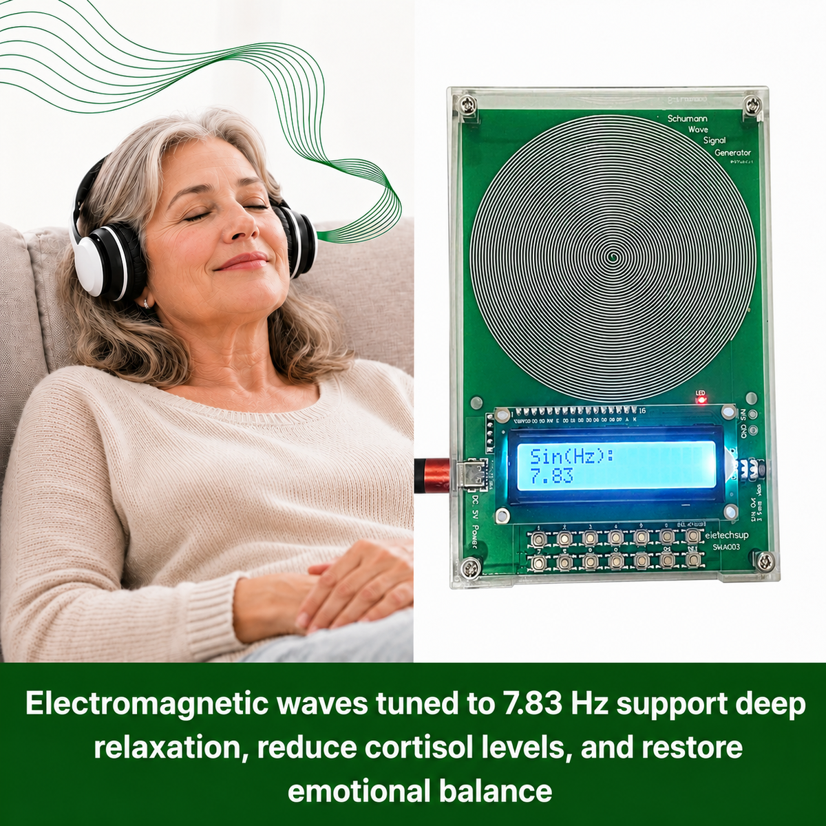SleepVanta™ 7.83Hz Deep Sleep & Mind Calming Device
