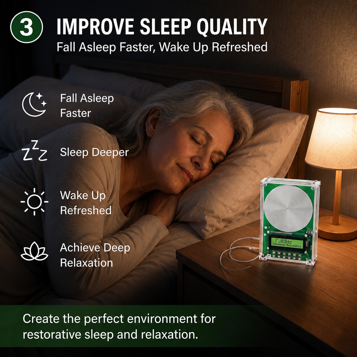 SleepVanta™ 7.83Hz Deep Sleep & Mind Calming Device